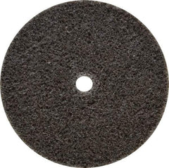 3M - 2" Diam, 1/8" Face Width, 3/16" Center Hole, Medium Grade, Aluminum Oxide Deburring Wheel - Unitized, Hard Density 6 Grade, 22,100 RPM - Apex Tool & Supply
