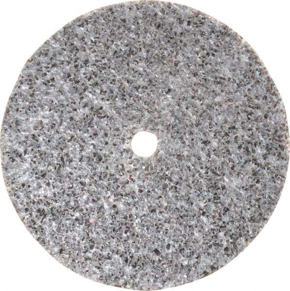 3M - 2" Diam, 1/8" Face Width, 3/16" Center Hole, Coarse Grade, Aluminum Oxide Deburring Wheel - Unitized, Hard Density 8 Grade, 22,100 RPM - Apex Tool & Supply