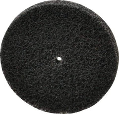 3M - 2" Diam, 1/4" Face Width, 1/8" Center Hole, Fine Grade, Silicon Carbide Deburring Wheel - Unitized, Soft Density 2 Grade, 16,100 RPM - Apex Tool & Supply
