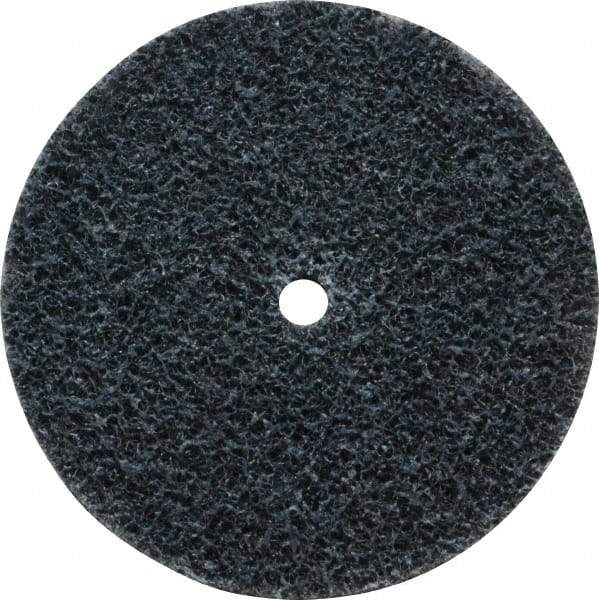3M - 2" Diam, 1/4" Face Width, 3/16" Center Hole, Fine Grade, Silicon Carbide Deburring Wheel - Unitized, Soft Density 2 Grade, 16,100 RPM - Apex Tool & Supply