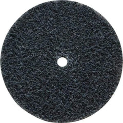 3M - 2" Diam, 1/4" Face Width, 3/16" Center Hole, Fine Grade, Silicon Carbide Deburring Wheel - Unitized, Soft Density 2 Grade, 16,100 RPM - Apex Tool & Supply