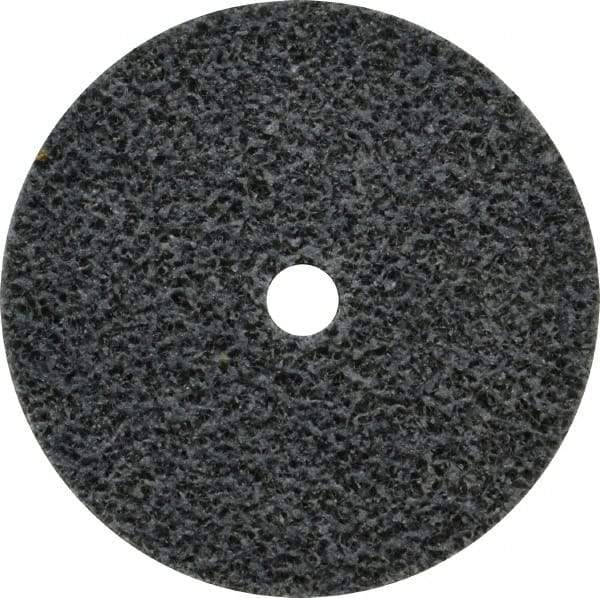 3M - 2" Diam, 1/4" Face Width, 1/4" Center Hole, Medium Grade, Aluminum Oxide Deburring Wheel - Unitized, Soft Density 2 Grade, 16,100 RPM - Apex Tool & Supply