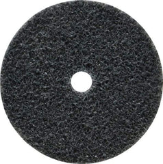 3M - 2" Diam, 1/4" Face Width, 1/4" Center Hole, Fine Grade, Silicon Carbide Deburring Wheel - Unitized, Soft Density 2 Grade, 16,100 RPM - Apex Tool & Supply