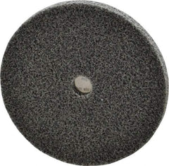 3M - 3" Diam, 1/4" Face Width, 3/8" Center Hole, Medium Grade, Aluminum Oxide Deburring Wheel - Unitized, Soft Density 2 Grade, 12,100 RPM - Apex Tool & Supply