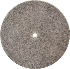 3M - 4" Diam, 1/4" Face Width, 1/4" Center Hole, Coarse Grade, Aluminum Oxide Deburring Wheel - Unitized, Hard Density 8 Grade, 12,100 RPM - Apex Tool & Supply