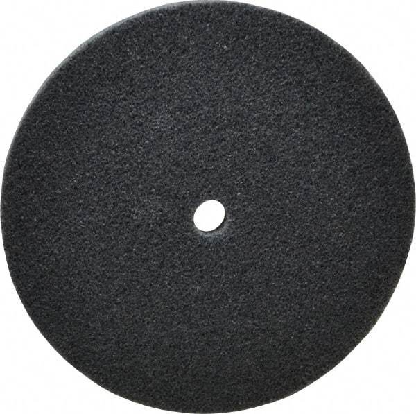 3M - 6" Diam, 1/2" Face Width, 1/2" Center Hole, Fine Grade, Silicon Carbide Deburring Wheel - Unitized, Soft Density 2 Grade, 5,000 RPM - Apex Tool & Supply