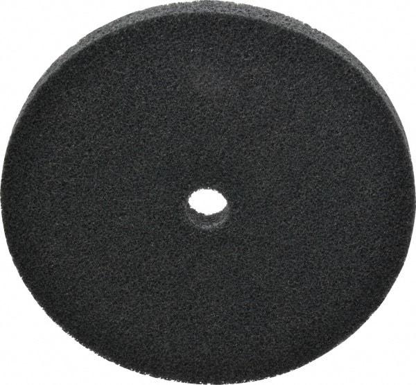3M - 6" Diam, 1/2" Face Width, 5/8" Center Hole, Fine Grade, Silicon Carbide Deburring Wheel - Unitized, Soft Density 2 Grade, 5,000 RPM - Apex Tool & Supply