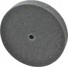 3M - 6" Diam, 1" Face Width, 1/2" Center Hole, Fine Grade, Silicon Carbide Deburring Wheel - Unitized, Soft Density 2 Grade, 5,000 RPM - Apex Tool & Supply