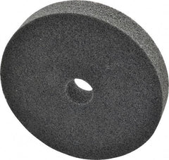 3M - 6" Diam, 1" Face Width, 1" Center Hole, Fine Grade, Silicon Carbide Deburring Wheel - Unitized, Soft Density 2 Grade, 5,000 RPM - Apex Tool & Supply
