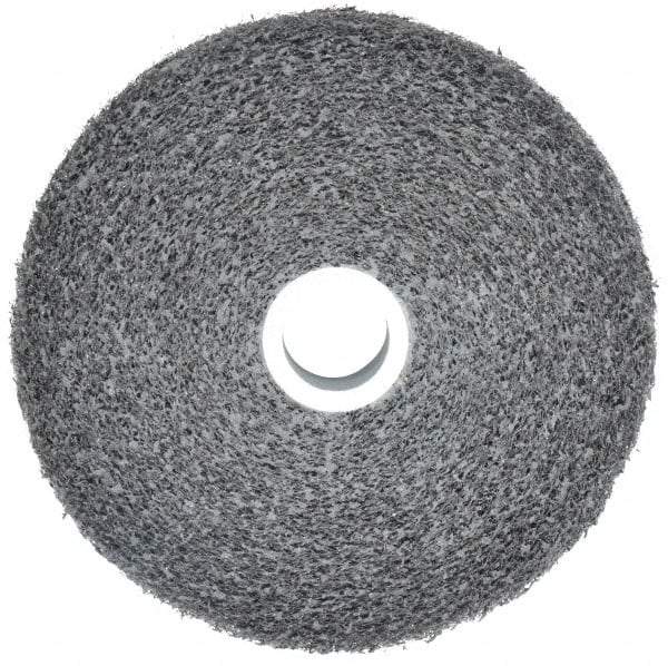 3M - 6" Diam, 1" Face Width, 1" Center Hole, Coarse Grade, Silicon Carbide Deburring Wheel - Convolute, Soft Density 2 Grade, 6,000 RPM - Apex Tool & Supply