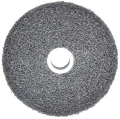 3M - 6" Diam, 1" Face Width, 1" Center Hole, Coarse Grade, Silicon Carbide Deburring Wheel - Convolute, Soft Density 2 Grade, 6,000 RPM - Apex Tool & Supply