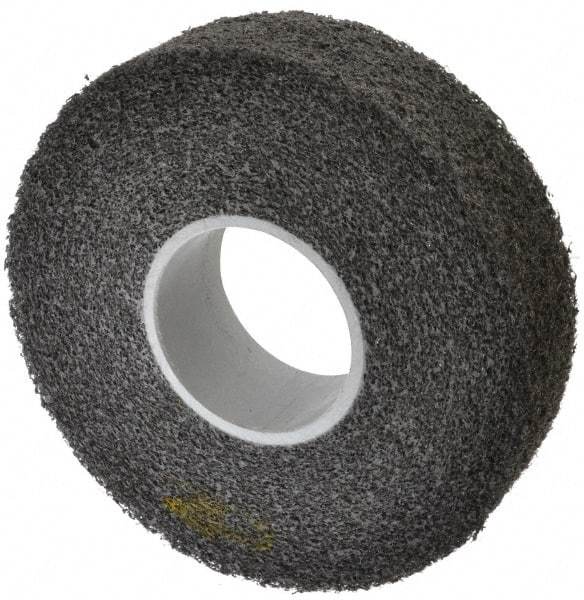 3M - 8" Diam, 2" Face Width, 3" Center Hole, Coarse Grade, Silicon Carbide Deburring Wheel - Convolute, Soft Density 2 Grade, 4,500 RPM - Apex Tool & Supply