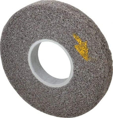 3M - 8" Diam, 1" Face Width, 3" Center Hole, Medium Grade, Silicon Carbide Deburring Wheel - Convolute, Soft Density 2 Grade, 4,500 RPM - Apex Tool & Supply