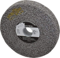 3M - 6" Diam, 1" Face Width, 1" Center Hole, Fine Grade, Silicon Carbide Deburring Wheel - Convolute, Soft Density 2 Grade, 6,000 RPM - Apex Tool & Supply