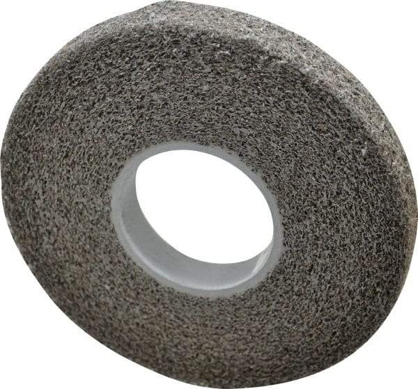 3M - 8" Diam, 1" Face Width, 3" Center Hole, Fine Grade, Silicon Carbide Deburring Wheel - Convolute, Soft Density 2 Grade, 4,500 RPM - Apex Tool & Supply