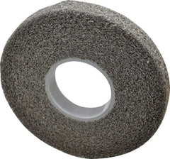 3M - 8" Diam, 1" Face Width, 3" Center Hole, Fine Grade, Silicon Carbide Deburring Wheel - Convolute, Soft Density 2 Grade, 4,500 RPM - Apex Tool & Supply