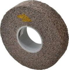 3M - 8" Diam, 2" Face Width, 3" Center Hole, Coarse Grade, Aluminum Oxide Deburring Wheel - Convolute, Hard Density 7 Grade, 4,500 RPM - Apex Tool & Supply