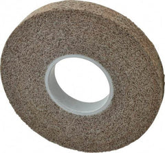 3M - 8" Diam, 1" Face Width, 3" Center Hole, Medium Grade, Aluminum Oxide Deburring Wheel - Convolute, Hard Density 7 Grade, 4,500 RPM - Apex Tool & Supply