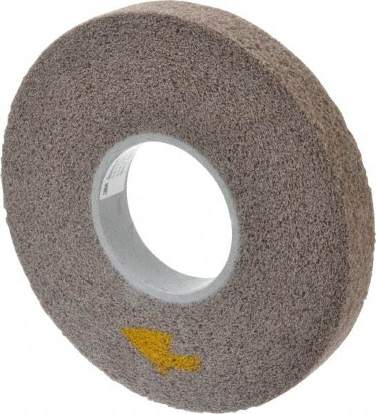3M - 8" Diam, 1" Face Width, 3" Center Hole, Fine Grade, Aluminum Oxide Deburring Wheel - Convolute, Medium Density 5 Grade, 4,500 RPM - Apex Tool & Supply
