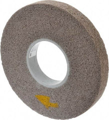 3M - 8" Diam, 1" Face Width, 3" Center Hole, Fine Grade, Aluminum Oxide Deburring Wheel - Convolute, Medium Density 5 Grade, 4,500 RPM - Apex Tool & Supply