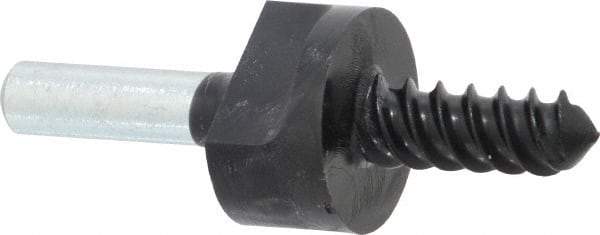 3M - 1/4" Shank Diam Unitized Deburring Wheel Mandrel - Compatible with 1 Inch, 1" Diam x 1" Wide x 3/16" Hole Deburring Wheels - Apex Tool & Supply