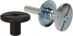 3M - 1/4" Shank Diam Unitized Deburring Wheel Mandrel - Compatible with 2" - 4" Diam x 3/4" Wide x 3/8" Hole Deburring Wheels - Apex Tool & Supply