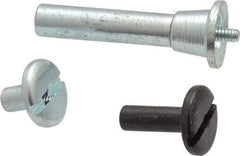3M - 1/4" Shank Diam Unitized Deburring Wheel Mandrel - Compatible with 1" - 2" Diam x 1/8" Wide x 3/16" Hole Deburring Wheels - Apex Tool & Supply