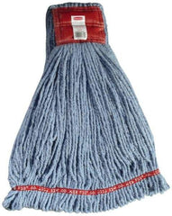 Rubbermaid - 5" Red Head Band, Large Blended Fiber Loop End Mop Head - 4 Ply, Use for General Purpose - Apex Tool & Supply