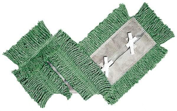 Rubbermaid - 36" Long x 5" Wide Yarn Blend Dust Mop Head - Envelope Connection, White - Apex Tool & Supply