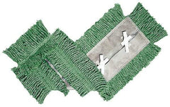 Rubbermaid - 36" Long x 5" Wide Yarn Blend Dust Mop Head - Envelope Connection, White - Apex Tool & Supply