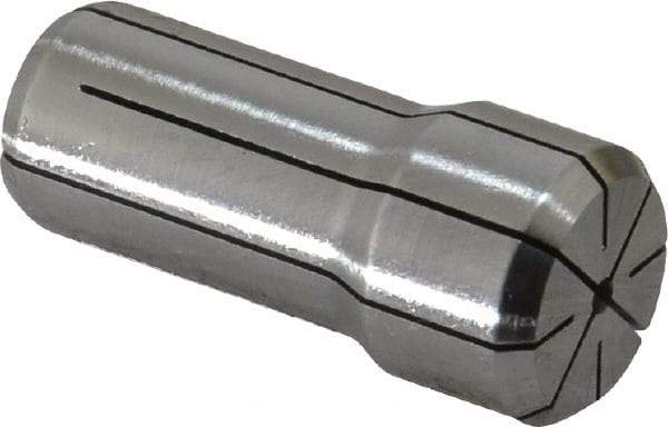 Kennametal - 0.0591 Inch, 0.7 to 1.5 mm Collet Capacity, Series DA200 Double Angle Collet - 1-3/16 Inch Overall Length, 0.539 Inch Overall Diameter, 0.001 Inch TIR - Exact Industrial Supply
