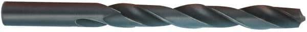 Chicago-Latrobe - Letter W 135° High Speed Steel Jobber Drill - TiCN Finish, Right Hand Cut, Spiral Flute, Straight Shank, 5-1/8" OAL, Split Point - Apex Tool & Supply