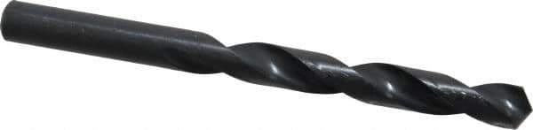Interstate - 13/32" 118° High Speed Steel Jobber Drill - Oxide Finish, Right Hand Cut, Spiral Flute, Straight Shank, 5-1/4" OAL, Standard Point - Apex Tool & Supply