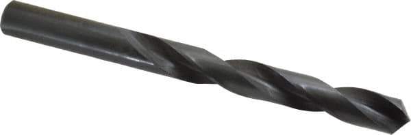 Interstate - 41/64" 118° High Speed Steel Jobber Drill - Oxide Finish, Right Hand Cut, Spiral Flute, Straight Shank, 7-1/8" OAL, Standard Point - Apex Tool & Supply