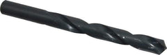 Interstate - 21/32" 118° High Speed Steel Jobber Drill - Oxide Finish, Right Hand Cut, Spiral Flute, Straight Shank, 7-1/8" OAL, Standard Point - Apex Tool & Supply