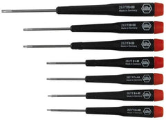 Wiha - 7 Piece T5 to T15 Micro Handle Torx Driver Set - T5, T6, T7, T8, T9, T10, T15 - Apex Tool & Supply