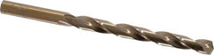 Interstate - 9/32" 135° Cobalt Jobber Drill - Bright Finish, Right Hand Cut, Spiral Flute, 4-1/4" OAL, Split Point - Apex Tool & Supply