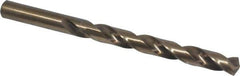 Interstate - 13/32" 135° Cobalt Jobber Drill - Bright Finish, Right Hand Cut, Spiral Flute, 5-1/4" OAL, Split Point - Apex Tool & Supply