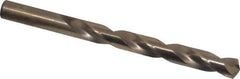 Interstate - 15/32" 135° Cobalt Jobber Drill - Bright Finish, Right Hand Cut, Spiral Flute, 5-3/4" OAL, Split Point - Apex Tool & Supply