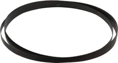 Disston - 14 TPI, 7' 5" Long x 1/2" Wide x 0.025" Thick, Welded Band Saw Blade - Carbon Steel, Toothed Edge, Raker Tooth Set, Hard Back, Contour Cutting - Apex Tool & Supply