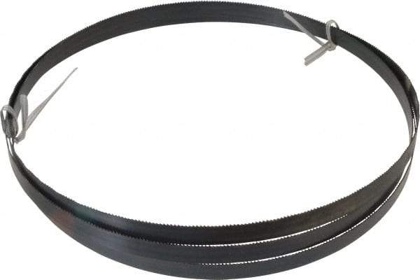 Disston - 14 TPI, 7' 5" Long x 1/2" Wide x 0.025" Thick, Welded Band Saw Blade - Carbon Steel, Toothed Edge, Wavy Tooth Set, Hard Back, Contour Cutting - Apex Tool & Supply
