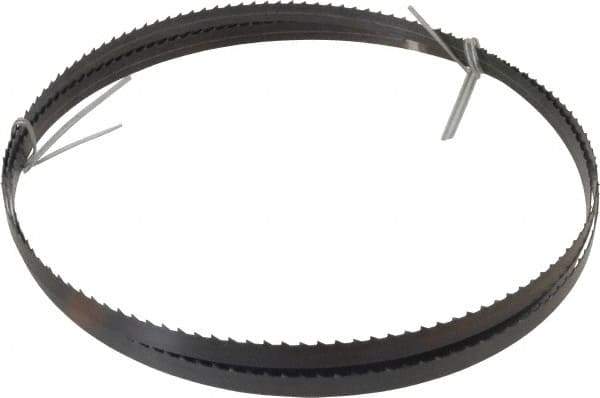 Disston - 4 TPI, 7' 9" Long x 1/2" Wide x 0.025" Thick, Welded Band Saw Blade - Carbon Steel, Toothed Edge, Raker Tooth Set, Hard Back, Contour Cutting - Apex Tool & Supply