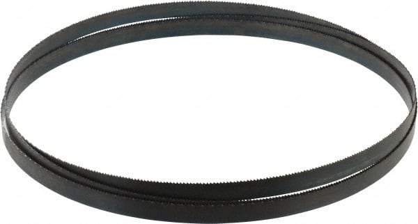 Disston - 14 TPI, 7' 9" Long x 1/2" Wide x 0.025" Thick, Welded Band Saw Blade - Carbon Steel, Toothed Edge, Raker Tooth Set, Hard Back, Contour Cutting - Apex Tool & Supply
