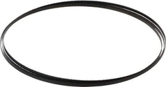 Disston - 14 TPI, 7' 9-1/2" Long x 1/4" Wide x 0.025" Thick, Welded Band Saw Blade - Carbon Steel, Toothed Edge, Raker Tooth Set, Hard Back, Contour Cutting - Apex Tool & Supply