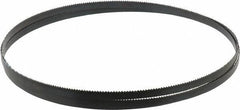 Disston - 10 TPI, 7' 9-1/2" Long x 3/8" Wide x 0.025" Thick, Welded Band Saw Blade - Carbon Steel, Toothed Edge, Raker Tooth Set, Hard Back, Contour Cutting - Apex Tool & Supply