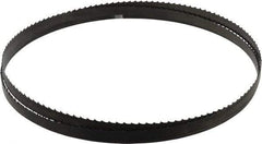 Disston - 4 TPI, 7' 9-1/2" Long x 1/2" Wide x 0.025" Thick, Welded Band Saw Blade - Carbon Steel, Toothed Edge, Raker Tooth Set, Hard Back, Contour Cutting - Apex Tool & Supply