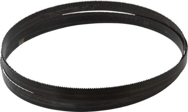 Disston - 10 TPI, 8' Long x 3/4" Wide x 0.032" Thick, Welded Band Saw Blade - Carbon Steel, Toothed Edge, Raker Tooth Set, Hard Back, Contour Cutting - Apex Tool & Supply