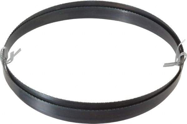 Disston - 14 TPI, 8' 5" Long x 3/4" Wide x 0.032" Thick, Welded Band Saw Blade - Carbon Steel, Toothed Edge, Raker Tooth Set, Hard Back, Contour Cutting - Apex Tool & Supply