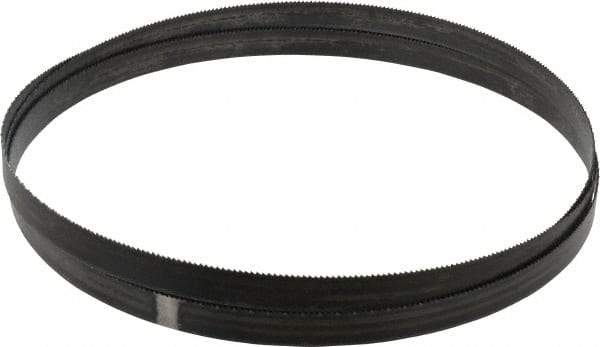 Disston - 10 TPI, 9' 6" Long x 3/4" Wide x 0.032" Thick, Welded Band Saw Blade - Carbon Steel, Toothed Edge, Raker Tooth Set, Hard Back, Contour Cutting - Apex Tool & Supply