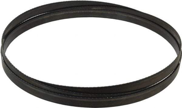 Disston - 14 TPI, 9' 6" Long x 3/4" Wide x 0.032" Thick, Welded Band Saw Blade - Carbon Steel, Toothed Edge, Raker Tooth Set, Hard Back, Contour Cutting - Apex Tool & Supply